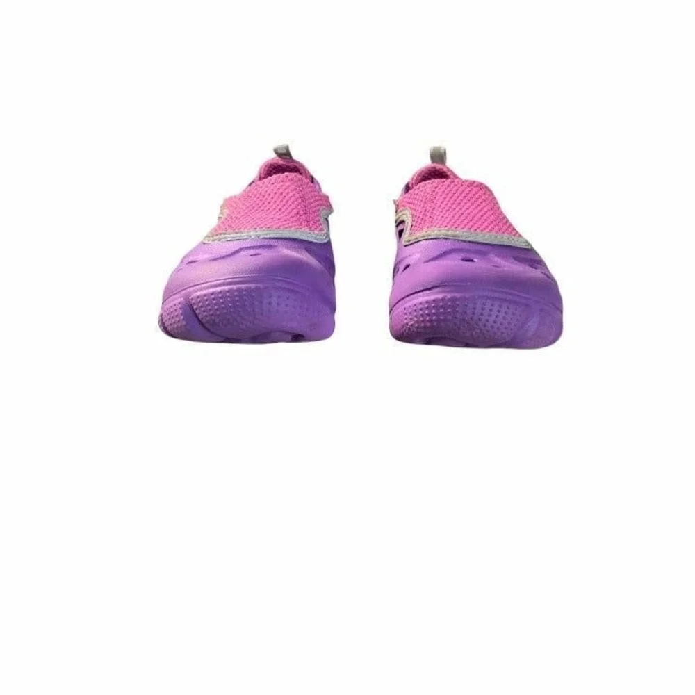 Pink and Purple Crocs Size 12c Girls